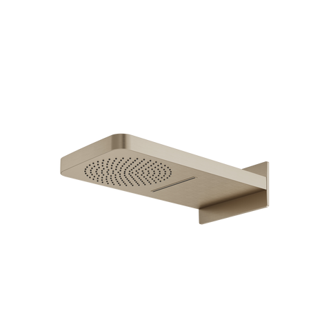 Aquasheet 2872 Brushed Nickel Dual-Function Wall-Mount Rainhead - Aquabrass-1