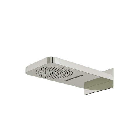 Aquasheet 2872 Polished Nickel Dual-Function Wall-Mount Rainhead - Aquabrass-1
