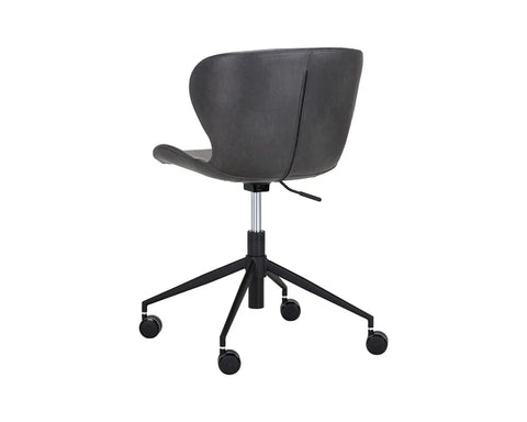 Arabella Portabella Faux Leather Swivel Office Chair-1