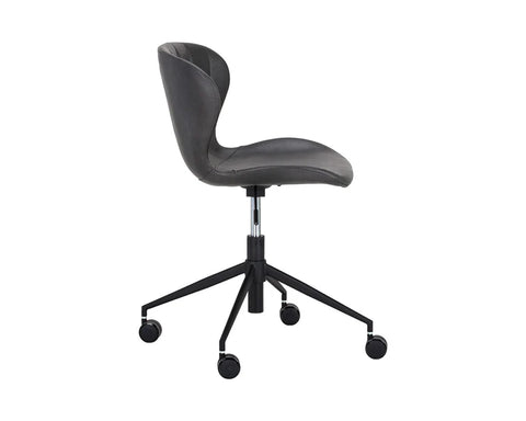 Arabella Portabella Faux Leather Swivel Office Chair-2