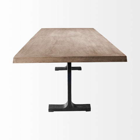 Araxi 95" Brown Mango Wood Dining Table-3