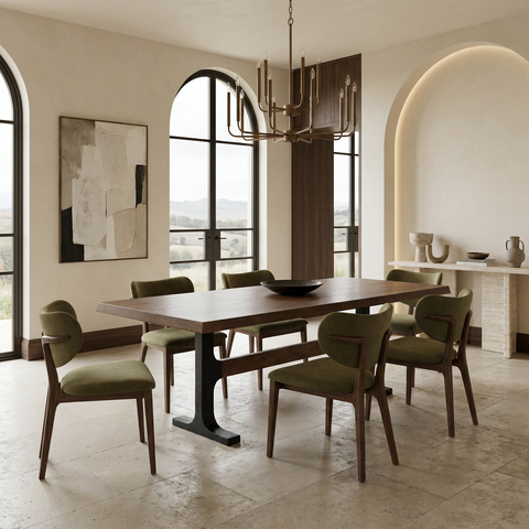 Araxi 95" Medium Brown Mango Wood Dining Table - 