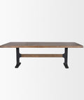 Araxi 95" Medium Brown Mango Wood Dining Table - 3