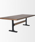 Araxi 95" Medium Brown Mango Wood Dining Table - 5