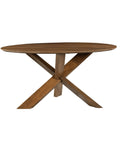 Arcadia Solid Mango Wood Round Dining Tabl-1