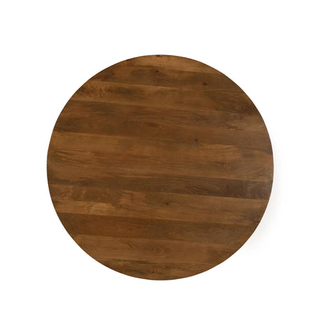 Arcadia Solid Mango Wood Round Dining Tabl-3