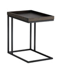 Arden Charcoal Grey Oak C-Shaped End Table -2