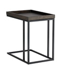 Arden Charcoal Grey Oak C-Shaped End Table -3