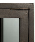 Arelius Black-Brown Mango Wood Accent Cabinet -6