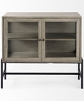 Arelius Grey Mango Wood Accent Cabinet -4