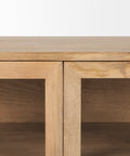 Arelius Light Brown Mango Wood Accent Cabinet-6