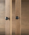 Arelius Light Brown Mango Wood Display Cabinet -6