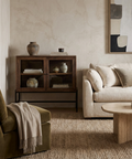 Arelius Medium Brown Mango Wood Accent Cabinet