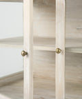 Arelius White Mango Wood Accent Cabinet -6