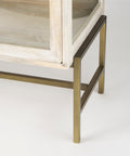 Arelius White Mango Wood Accent Cabinet -7