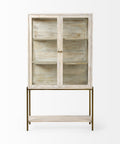 Arelius White Mango Wood Display Cabinet-2