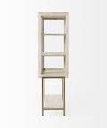 Arelius White Mango Wood Display Cabinet-3