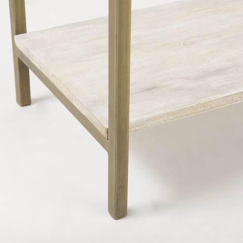 Arelius White Mango Wood Display Cabinet-6