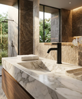 Aria Black Single Hole Bathroom Faucet
