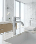 Aria Polished Chrome Single Hole Bathroom Faucet