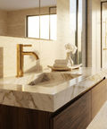 Aria Polished Gold Single Hole Bathroom Faucet