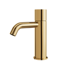 Aria Slim Polished Gold Single Hole Bathroom Faucet - Aquabrass