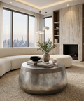 Aries grey concrete coffee table
