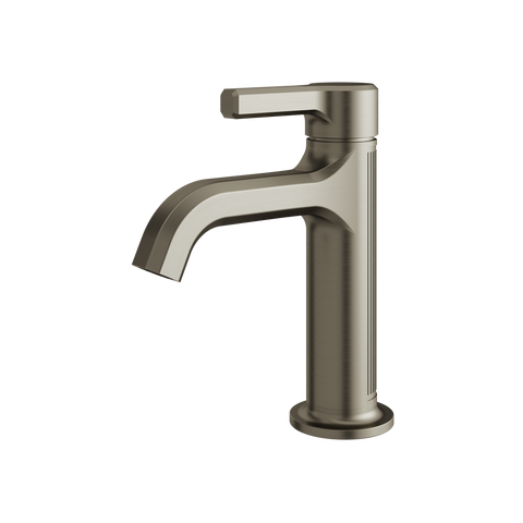 Ariston Brushed Black Chrome Single Hole Bathroom Faucet