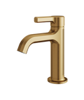 Ariston Brushed Gold Single Hole Bathroom Faucet