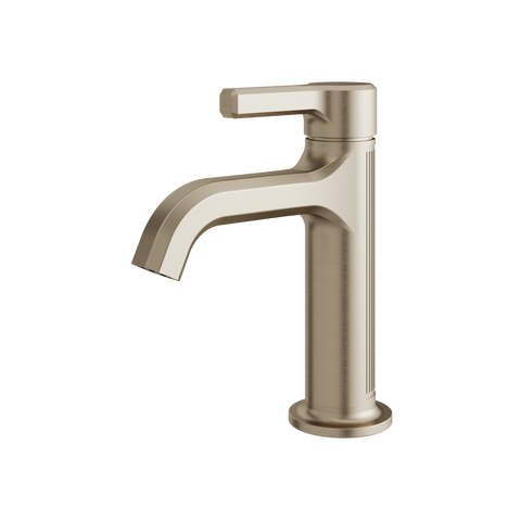 Ariston Brushed Nickel Single Hole Bathroom Faucet