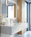 Ariston Polished Chrome Single Hole Bathroom Faucet