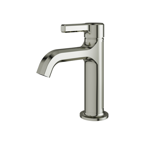 Ariston Polished Nickel Single Hole Bathroom Faucet