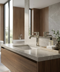 Ariston Polished Nickel Single Hole Bathroom Faucet