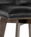 Arizona Black Faux Leather Swivel Counter Stool-6