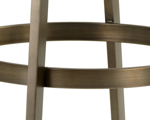 Arizona Cream Faux Leather Swivel Counter Stool -6