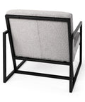 Armelle Gray Fabric Accent Chair-5