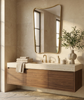 Artesia Gold Modern Wall Mirror 