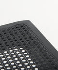 Arvin Black Cane Seat Stool -7