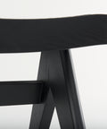 Arvin Black Cane Seat Stool -9