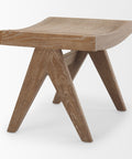 Arvin Medium Brown Cane Seat Stool -5