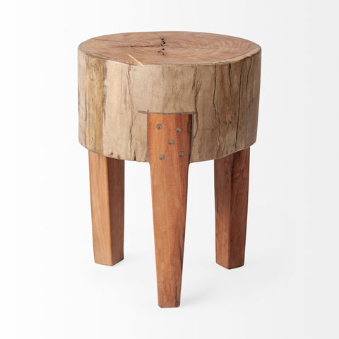 Asco 18-Inch Reclaimed Wood Stool -3