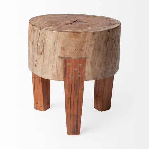 Asco Reclaimed Wood Stool -2