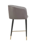 Asher Grey Modern Upholstered Counter Stool-2