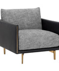 Ashi Zebra Fabric Accent Chair -1
