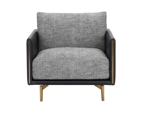Ashi Zebra Fabric Accent Chair -2