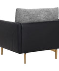 Ashi Zebra Fabric Accent Chair -4