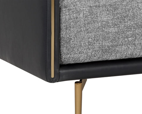 Ashi Zebra Fabric Accent Chair -5