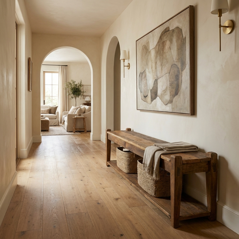 Ashwick Dark Brown Reclaimed Wood Bench 