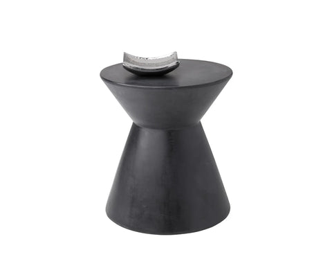 Astley Black Concrete End Table-1