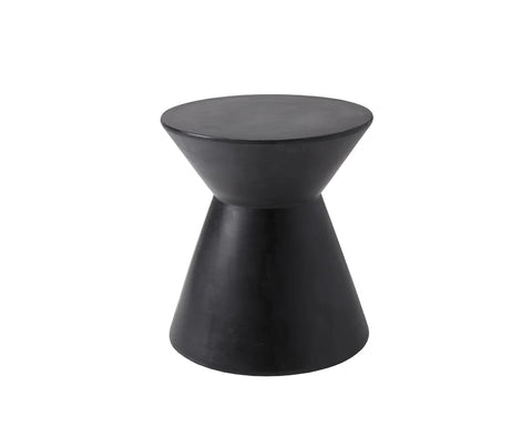 Astley Black Concrete End Table-2